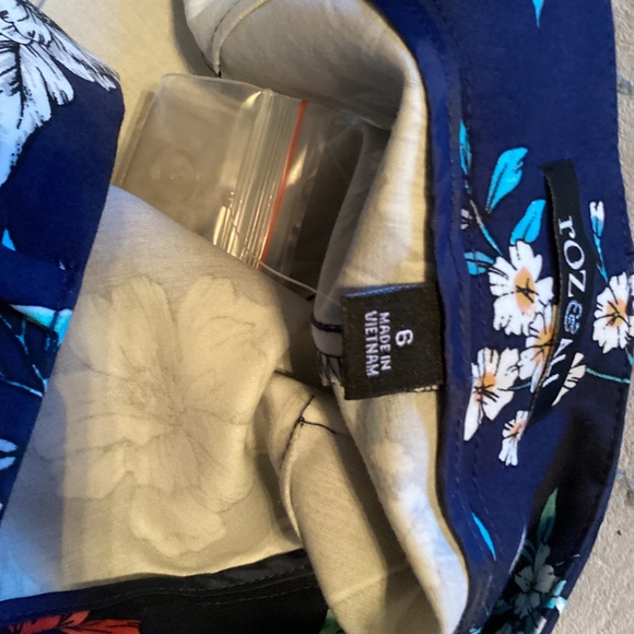 ROZ & Ali print pants size 6 - Picture 2 of 7